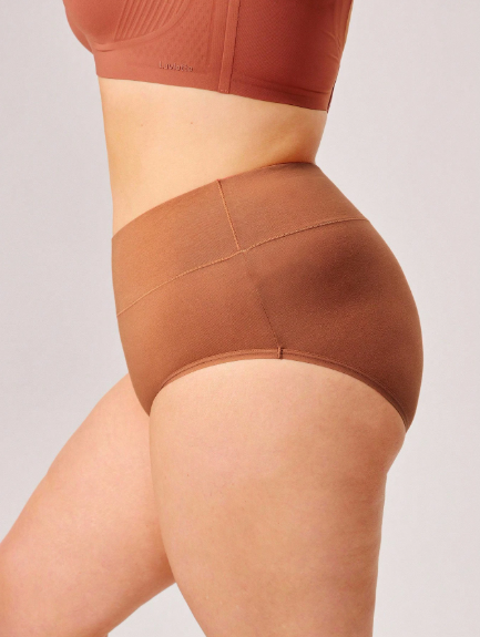 Panti de talle alto color tierra 2XL